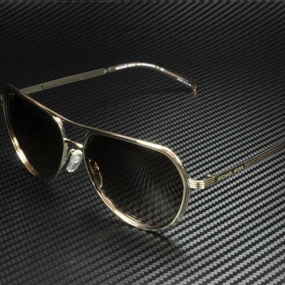 Michael Kors Gold Grey 57mm Sunglasses